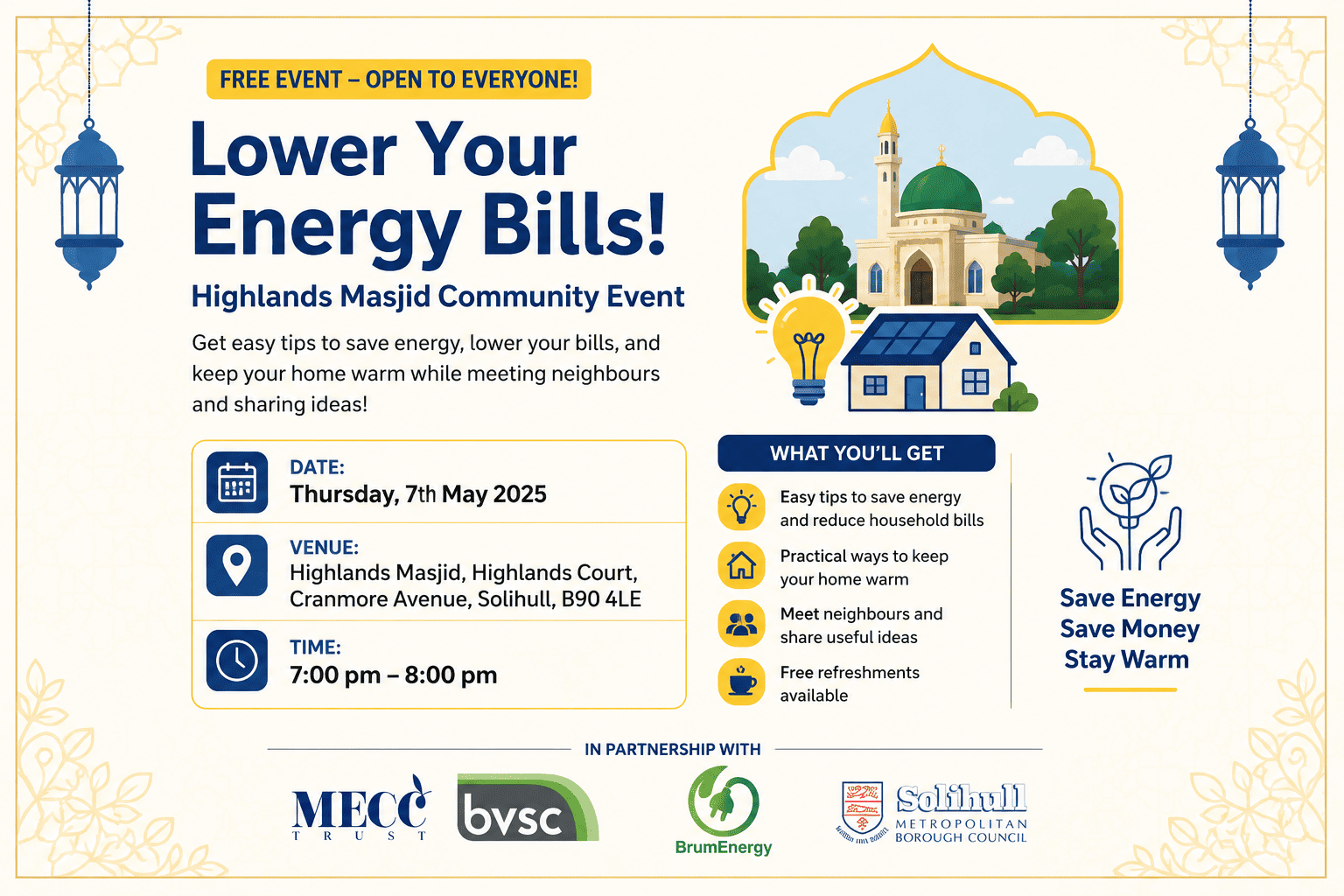 Lower Your Energy Bills Event